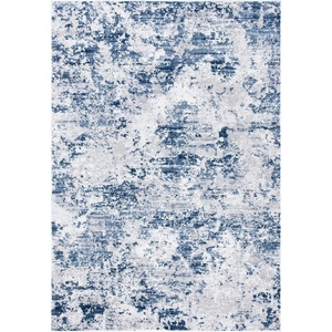 image:imageSAFAVIEH Amelia Collection Runner  22 x 8 Charcoal amp Ivory Modern Abstract Design NonShedding amp Easy Care Ideal for The Living Room Dining Bedroom ALA705HNavyGrey
