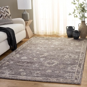 image:imageSAFAVIEH Area Rug 5x8  Kenya Collection  Grey amp Ivory Handmade Wool Ideal for Living Room Bedroom Dining Space KNY577FGreyIvory