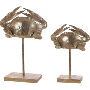 image:imageSAFAVIEH Home Collection Conra Gold Crab Table Decor Set of 2 RDC1205ASET2