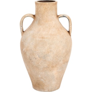 image:imageSAFAVIEH Home Collection Mesa Natural Urn Stoneware Decorative Vase