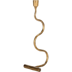 image:imageSAFAVIEH Home Collection Zobi Modern Brass Gold Metal Tapered Candlestick Holder Set of 2