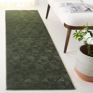 image:imageSAFAVIEH Revive Collection Runner Rug  23 x 12 Green NonShedding amp Easy to Clean Ideal for Bedroom Foyer Hallway Entryway REV116YGreen