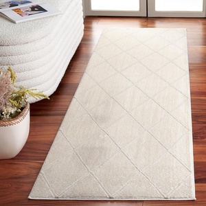 image:imageSAFAVIEH Revive Collection Runner Rug  23 x 14 Green NonShedding amp Easy to Clean Ideal for Bedroom Foyer Hallway Entryway REV104YIvory