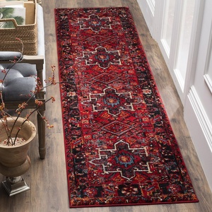image:imageSAFAVIEH Vintage Hamadan Collection Runner Rug  23 x 12 Light Grey amp Dark Grey Traditional Persian Design NonShedding amp Easy to Clean Ideal for Hallway Foyer Entryway Bedroom VTH211FRedMulti