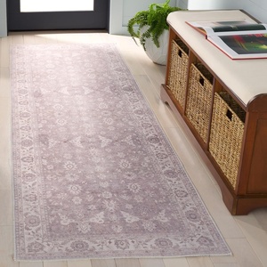 image:imageSafavieh Washable Rug Arizona Collection  8 x 10 Grey amp Ivory Slip Resistant amp Easy to Clean Ideal for Living Room Bedroom Home Office Dining Space ARZ197FGreyIvory