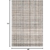 image:imageSAFAVIEH Abstract Collection Area Rug  9 x 12 Ivory amp Beige Handmade Wool amp Viscose Ideal for High Traffic Areas in Living Room Bedroom ABT141DCamelBlack