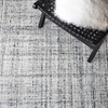 image:imageSAFAVIEH Abstract Collection Area Rug  9 x 12 Ivory amp Beige Handmade Wool amp Viscose Ideal for High Traffic Areas in Living Room Bedroom ABT141DGreyBlack