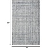 image:imageSAFAVIEH Abstract Collection Area Rug  9 x 12 Ivory amp Beige Handmade Wool amp Viscose Ideal for High Traffic Areas in Living Room Bedroom ABT141DGreyBlack