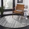 image:imageSAFAVIEH Abstract Collection Area Rug  9 x 12 Ivory amp Beige Handmade Wool amp Viscose Ideal for High Traffic Areas in Living Room Bedroom ABT141DGreyBlack