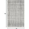 image:imageSAFAVIEH Abstract Collection Area Rug  9 x 12 Ivory amp Beige Handmade Wool amp Viscose Ideal for High Traffic Areas in Living Room Bedroom ABT141DGreyBlack