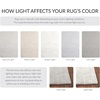 image:imageSAFAVIEH Abstract Collection Area Rug  9 x 12 Ivory amp Beige Handmade Wool amp Viscose Ideal for High Traffic Areas in Living Room Bedroom ABT141DIvoryBeige
