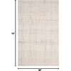image:imageSAFAVIEH Abstract Collection Area Rug  9 x 12 Ivory amp Beige Handmade Wool amp Viscose Ideal for High Traffic Areas in Living Room Bedroom ABT141DIvoryBeige