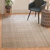 image:imageSAFAVIEH Abstract Collection Area Rug  9 x 12 Ivory amp Beige Handmade Wool amp Viscose Ideal for High Traffic Areas in Living Room Bedroom ABT141DLight Grey