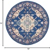 image:imageSAFAVIEH Antiquity Collection Area Rug  5 x 8 Blue amp Ivory Handmade Traditional Oriental Wool Ideal for High Traffic Areas in Living Room Bedroom AT520MBlueIvory