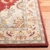 image:imageSAFAVIEH Antiquity Collection Area Rug  5 x 8 Blue amp Ivory Handmade Traditional Oriental Wool Ideal for High Traffic Areas in Living Room Bedroom AT520MRedGrey