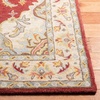 image:imageSAFAVIEH Antiquity Collection Area Rug  5 x 8 Blue amp Ivory Handmade Traditional Oriental Wool Ideal for High Traffic Areas in Living Room Bedroom AT520MRedGrey