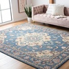 image:imageSAFAVIEH Antiquity Collection Area Rug  5 x 8 Blue amp Ivory Handmade Traditional Oriental Wool Ideal for High Traffic Areas in Living Room Bedroom AT520MBlueIvory