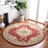 image:imageSAFAVIEH Antiquity Collection Area Rug  5 x 8 Blue amp Ivory Handmade Traditional Oriental Wool Ideal for High Traffic Areas in Living Room Bedroom AT520MRedGrey