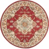 image:imageSAFAVIEH Antiquity Collection Area Rug  5 x 8 Blue amp Ivory Handmade Traditional Oriental Wool Ideal for High Traffic Areas in Living Room Bedroom AT520MRedGrey