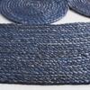 image:imageSAFAVIEH Area Rug 4 Round  Natural Fiber Collection  Navy Handmade Jute Boho Farmhouse Braided Design NF364NNavy