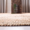 image:imageSAFAVIEH Area Rug 7 Square  Cape Cod Collection Natural Brown Handmade Braided Flat Weave Jute CAP252ANatural