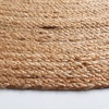 image:imageSAFAVIEH Area Rug 7 Square  Cape Cod Collection Natural Brown Handmade Braided Flat Weave Jute CAP252ANatural