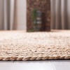image:imageSAFAVIEH Area Rug 7 Square  Cape Cod Collection Natural Brown Handmade Braided Flat Weave Jute CAP252ANatural