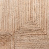 image:imageSAFAVIEH Area Rug 7 Square  Cape Cod Collection Natural Brown Handmade Braided Flat Weave Jute CAP252ANatural