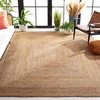 image:imageSAFAVIEH Area Rug 7 Square  Cape Cod Collection Natural Brown Handmade Braided Flat Weave Jute CAP252ANatural