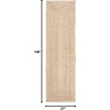 image:imageSAFAVIEH Area Rug 7 Square  Cape Cod Collection Natural Brown Handmade Braided Flat Weave Jute CAP252ANatural