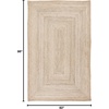 image:imageSAFAVIEH Area Rug 7 Square  Cape Cod Collection Natural Brown Handmade Braided Flat Weave Jute CAP252ANatural