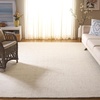 image:imageSAFAVIEH Area Rug 8x10  Abstract Collection  Large  Grey amp Ivory Handmade Wool Ideal for Living Room Bedroom Office Dining Space ABT468JIvoryBrown