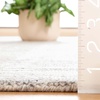 image:imageSAFAVIEH Area Rug 8x10  Abstract Collection  Large  Silver amp Ivory Handmade Wool amp Chenille Ideal for Living Room Bedroom Office Dining Space ABT498GSilverIvory