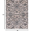 image:imageSAFAVIEH Area Rug 8x10  Anatolia Collection  Large  Beige amp Black Handmade Floral Scroll Design Ideal for Living Room Bedroom Office Dining Space AN401B
