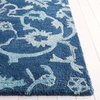 image:imageSAFAVIEH Area Rug 8x10  Anatolia Collection  Large  Sage amp Beige Handmade Floral Scroll Design Ideal for Living Room Bedroom Office Dining Space AN401WNavy