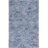 image:imageSAFAVIEH Area Rug 8x10  Anatolia Collection  Large  Sage amp Beige Handmade Floral Scroll Design Ideal for Living Room Bedroom Office Dining Space AN401WBlueGrey