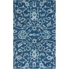 image:imageSAFAVIEH Area Rug 8x10  Anatolia Collection  Large  Sage amp Beige Handmade Floral Scroll Design Ideal for Living Room Bedroom Office Dining Space AN401WNavy