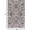 image:imageSAFAVIEH Area Rug 8x10  Anatolia Collection  Large  Sage amp Beige Handmade Floral Scroll Design Ideal for Living Room Bedroom Office Dining Space AN401WBeigeBlack