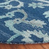 image:imageSAFAVIEH Area Rug 8x10  Anatolia Collection  Large  Sage amp Beige Handmade Floral Scroll Design Ideal for Living Room Bedroom Office Dining Space AN401WNavy