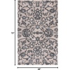 image:imageSAFAVIEH Area Rug 8x10  Anatolia Collection  Large  Sage amp Beige Handmade Floral Scroll Design Ideal for Living Room Bedroom Office Dining Space AN401WBeigeBlack