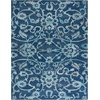 image:imageSAFAVIEH Area Rug 8x10  Anatolia Collection  Large  Sage amp Beige Handmade Floral Scroll Design Ideal for Living Room Bedroom Office Dining Space AN401WNavy