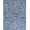image:imageSAFAVIEH Area Rug 8x10  Anatolia Collection  Large  Sage amp Beige Handmade Floral Scroll Design Ideal for Living Room Bedroom Office Dining Space AN401WBlueGrey