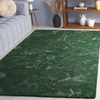 image:imageSAFAVIEH Area Rug 8x10  Anatolia Collection  Large  Sage amp Beige Handmade Floral Scroll Design Ideal for Living Room Bedroom Office Dining Space AN401WDark Green