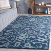 image:imageSAFAVIEH Area Rug 8x10  Anatolia Collection  Large  Sage amp Beige Handmade Floral Scroll Design Ideal for Living Room Bedroom Office Dining Space AN401WNavy