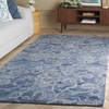 image:imageSAFAVIEH Area Rug 8x10  Anatolia Collection  Large  Sage amp Beige Handmade Floral Scroll Design Ideal for Living Room Bedroom Office Dining Space AN401WBlueGrey