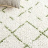 image:imageSAFAVIEH Area Rug 8x10  Arizona Shag Collection  Large  Scandinavian Design Slate Blue amp Ivory Plush Thick Pile Ideal for Living Room Bedroom Nursery ASG743LIvoryGreen