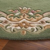 image:imageSAFAVIEH Area Rug 8x10  Aubusson Collection  Large  Olive amp Ivory Handmade Wool Ideal for Living Room Bedroom Dining Space AUB301XGreenIvory