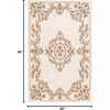 image:imageSAFAVIEH Area Rug 8x10  Aubusson Collection  Large  Olive amp Ivory Handmade Wool Ideal for Living Room Bedroom Dining Space AUB301XIvoryGreen