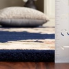 image:imageSAFAVIEH Area Rug 8x10  Aubusson Collection  Large  Olive amp Ivory Handmade Wool Ideal for Living Room Bedroom Dining Space AUB301XNavyIvory