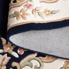 image:imageSAFAVIEH Area Rug 8x10  Aubusson Collection  Large  Olive amp Ivory Handmade Wool Ideal for Living Room Bedroom Dining Space AUB301XNavyIvory